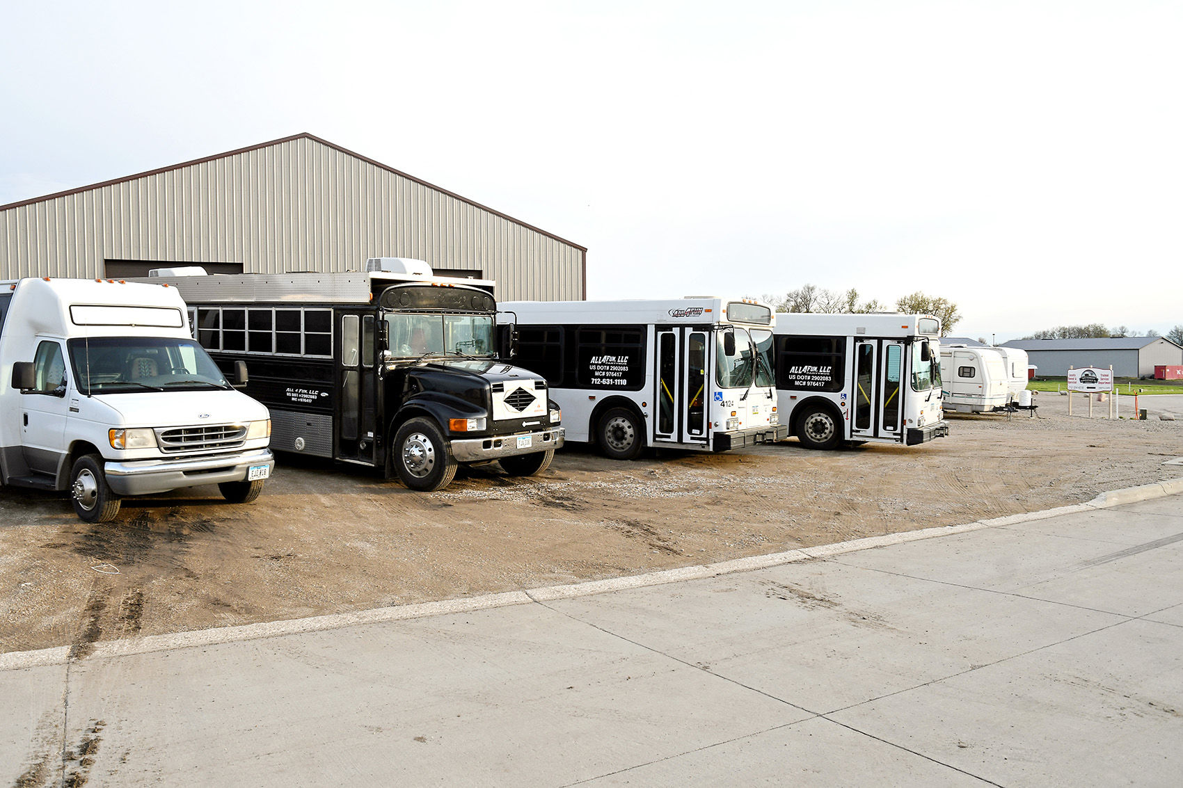 All 4 Fun party bus fleet